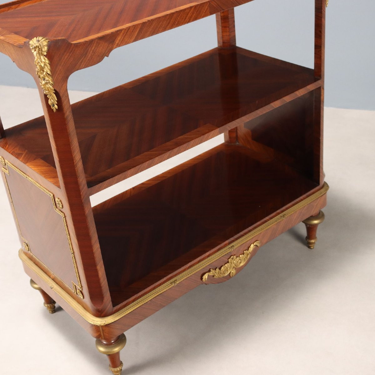 Antique Victorian Etagere Mahogany Bois De Violette XIX Century-photo-2