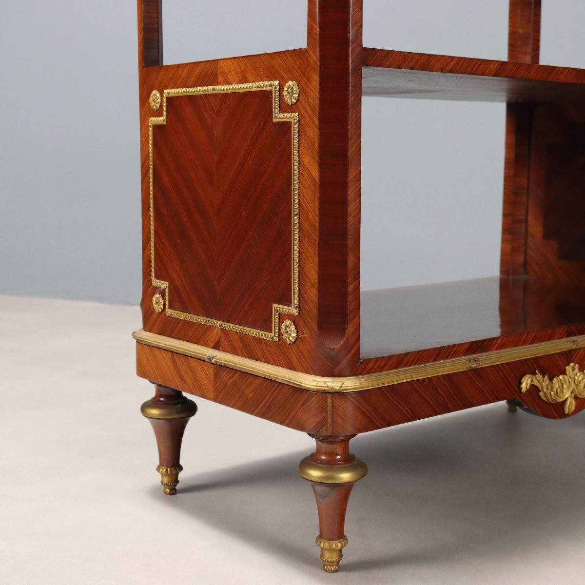 Antique Victorian Etagere Mahogany Bois De Violette XIX Century-photo-4