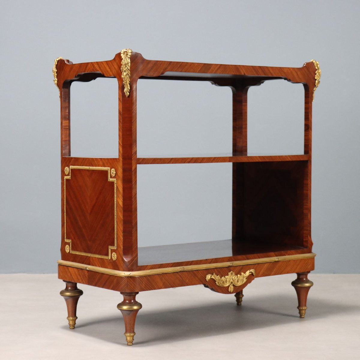 Antique Victorian Etagere Mahogany Bois De Violette XIX Century-photo-5
