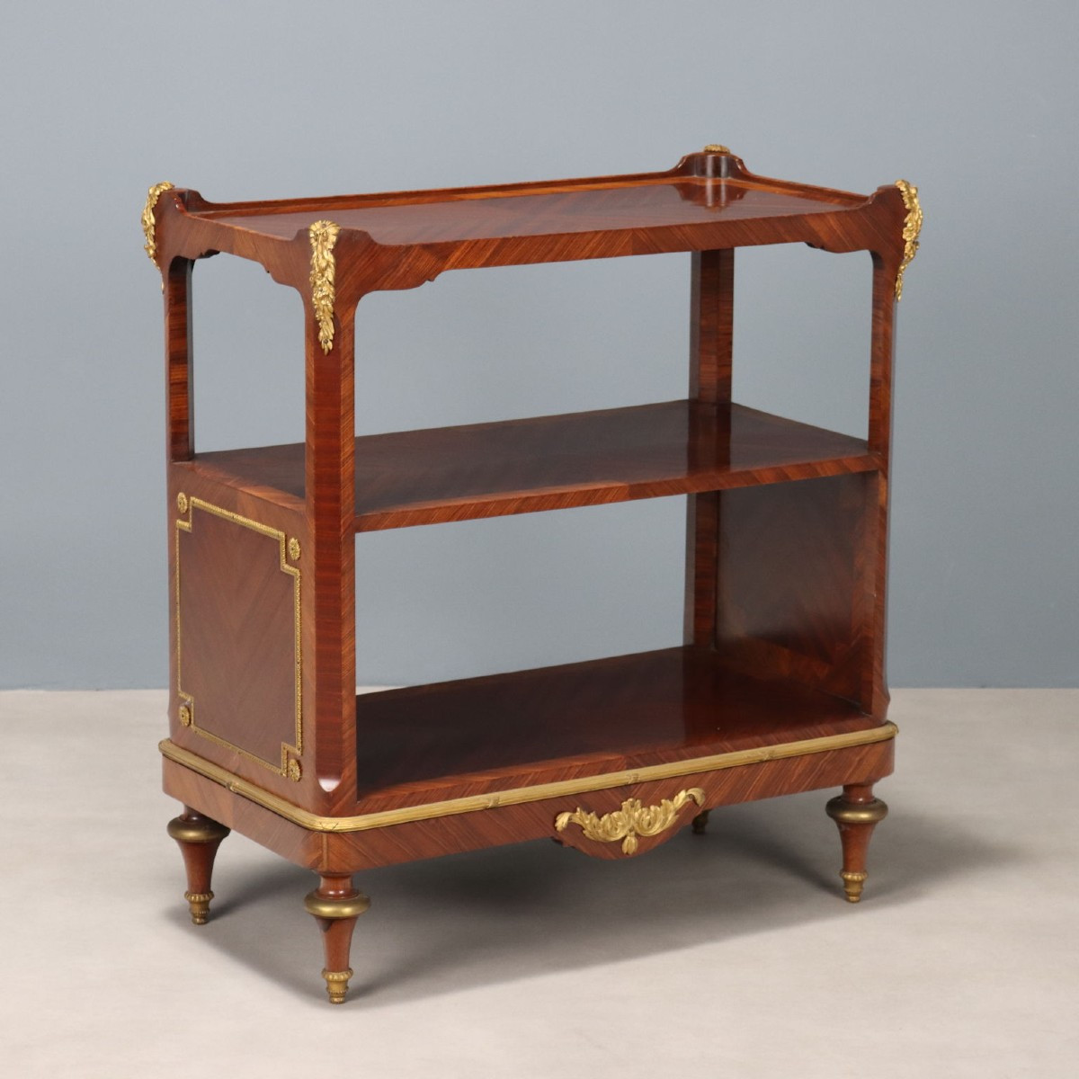 Antique Victorian Etagere Mahogany Bois De Violette XIX Century
