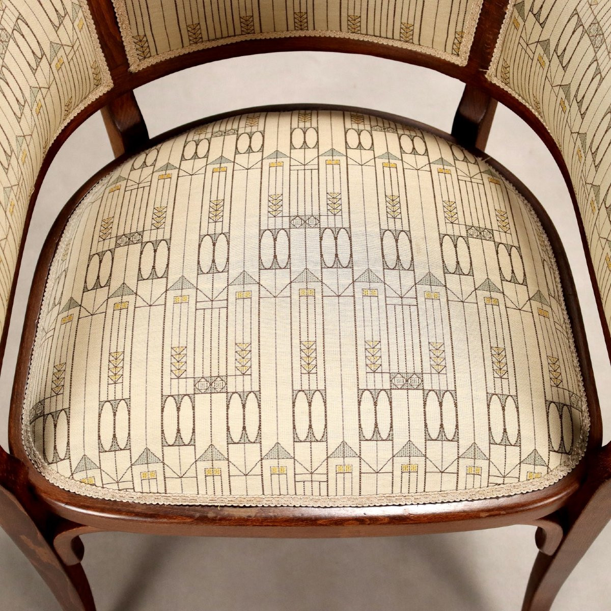 Salon Thonet Mundus Ancien Hêtre Courbé Autriche du XXe Siècle-photo-6