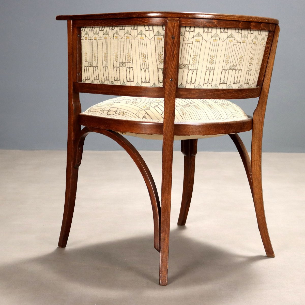 Salon Thonet Mundus Ancien Hêtre Courbé Autriche du XXe Siècle-photo-8