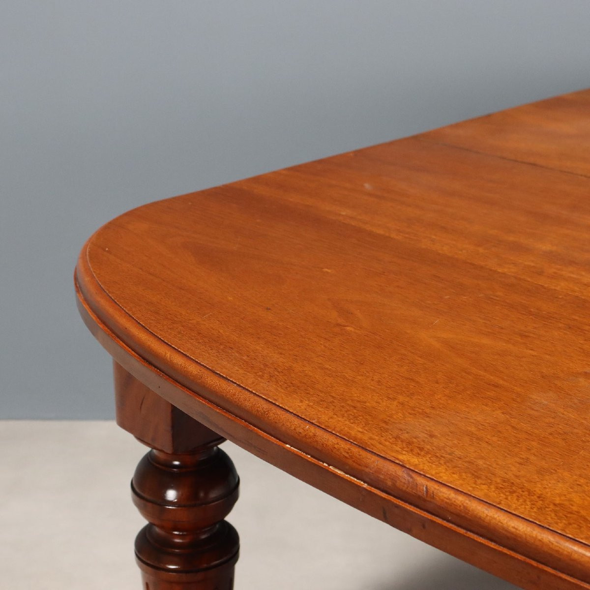 Table Extensible Ancienne Acajou Laiton Royaume-Uni XIXe Siècle-photo-3