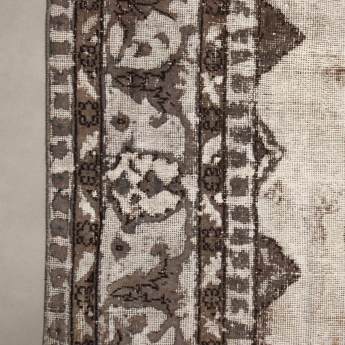 Tapis Ancien Coton Laine Noeud Fin Turquie 350 x 240 cm-photo-3