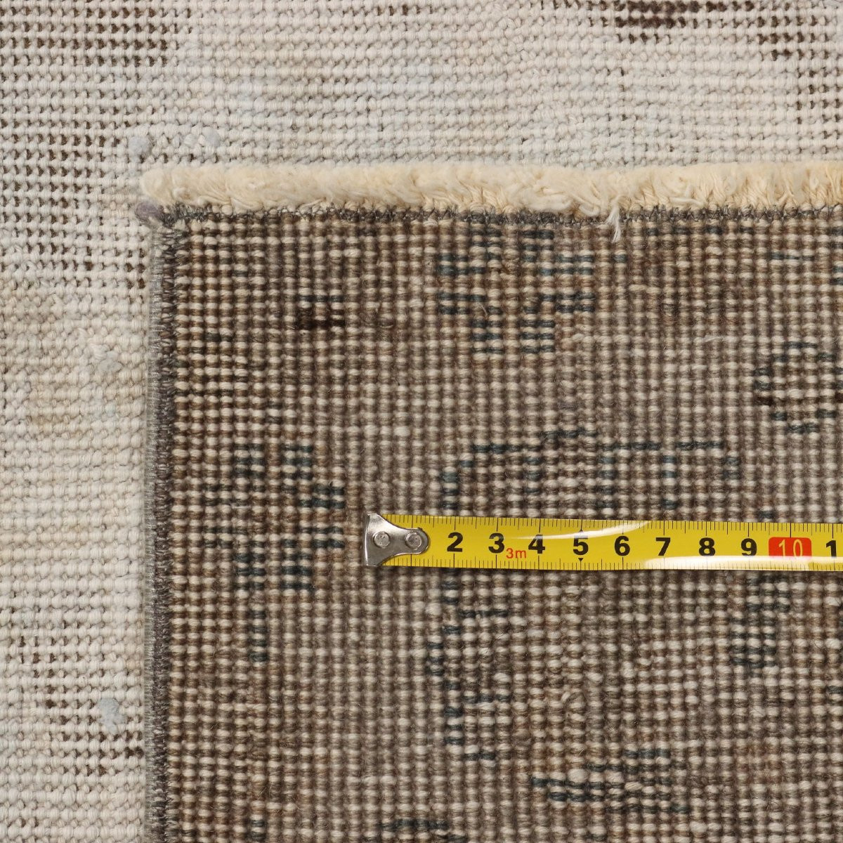 Antique Carpet Wool Cotton Thin Knot Handmade 142 X 103 In-photo-5
