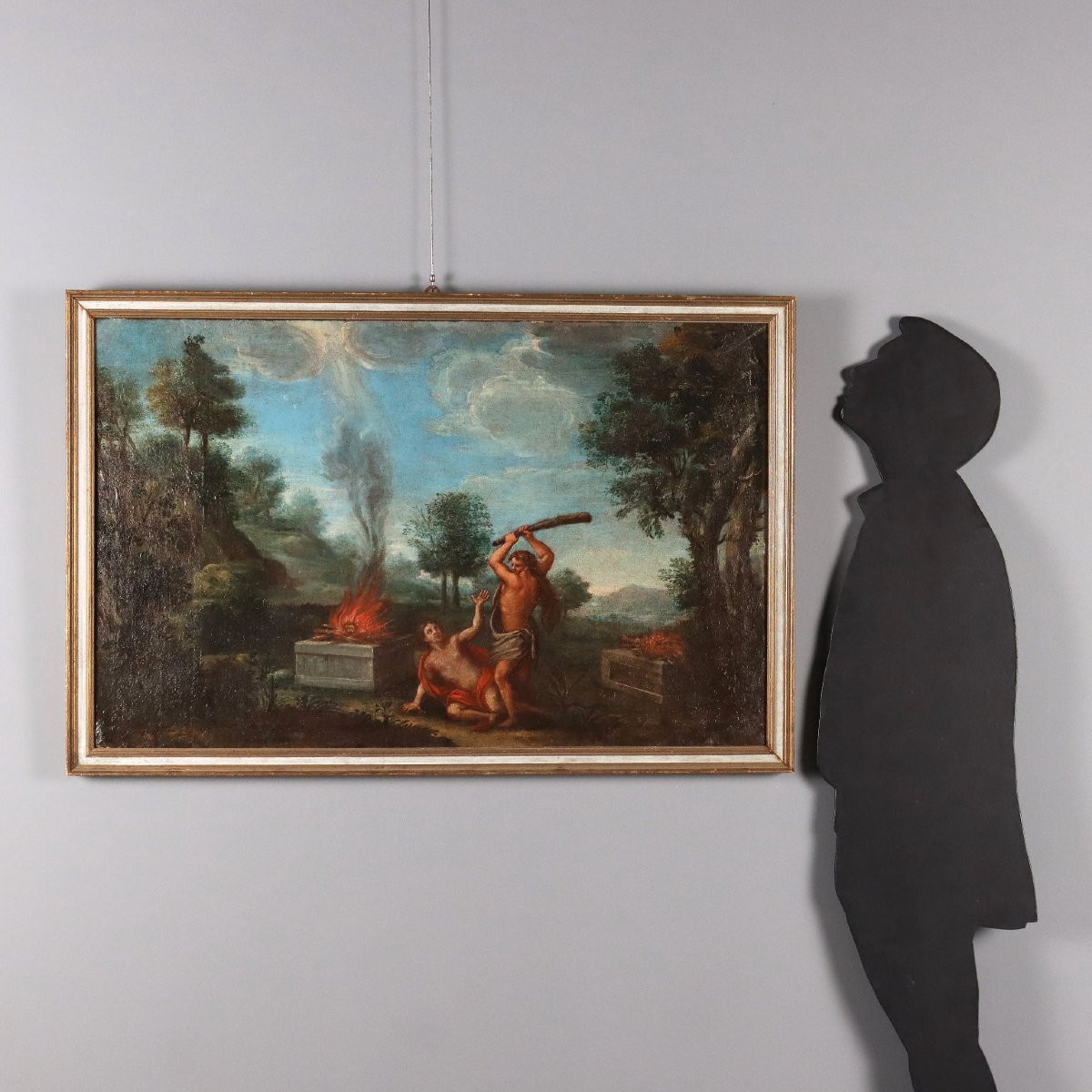 Cain And Abel Antique Painting Northern Europe XVII-xviii Century-photo-2