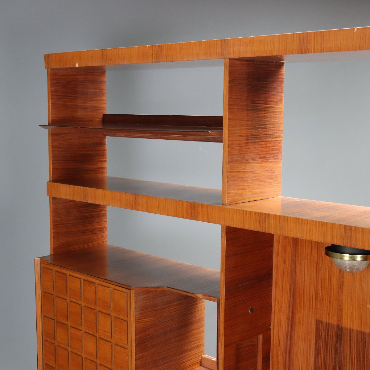 Vintage Wall Cabinet Design Laminate Drawers Italy 1960s Original-photo-3