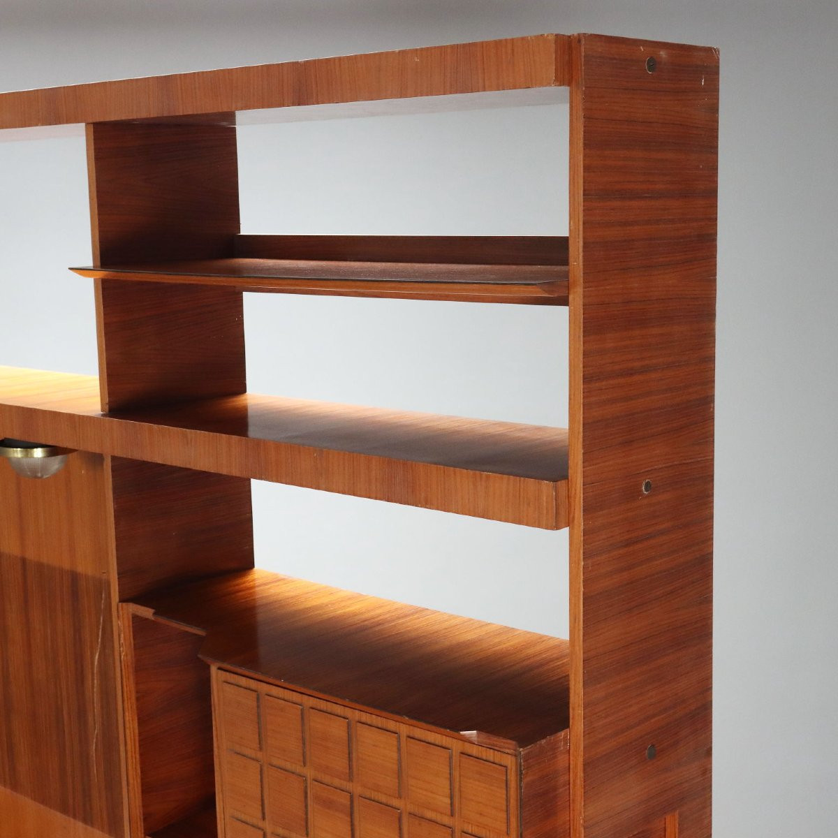 Vintage Wall Cabinet Design Laminate Drawers Italy 1960s Original-photo-4