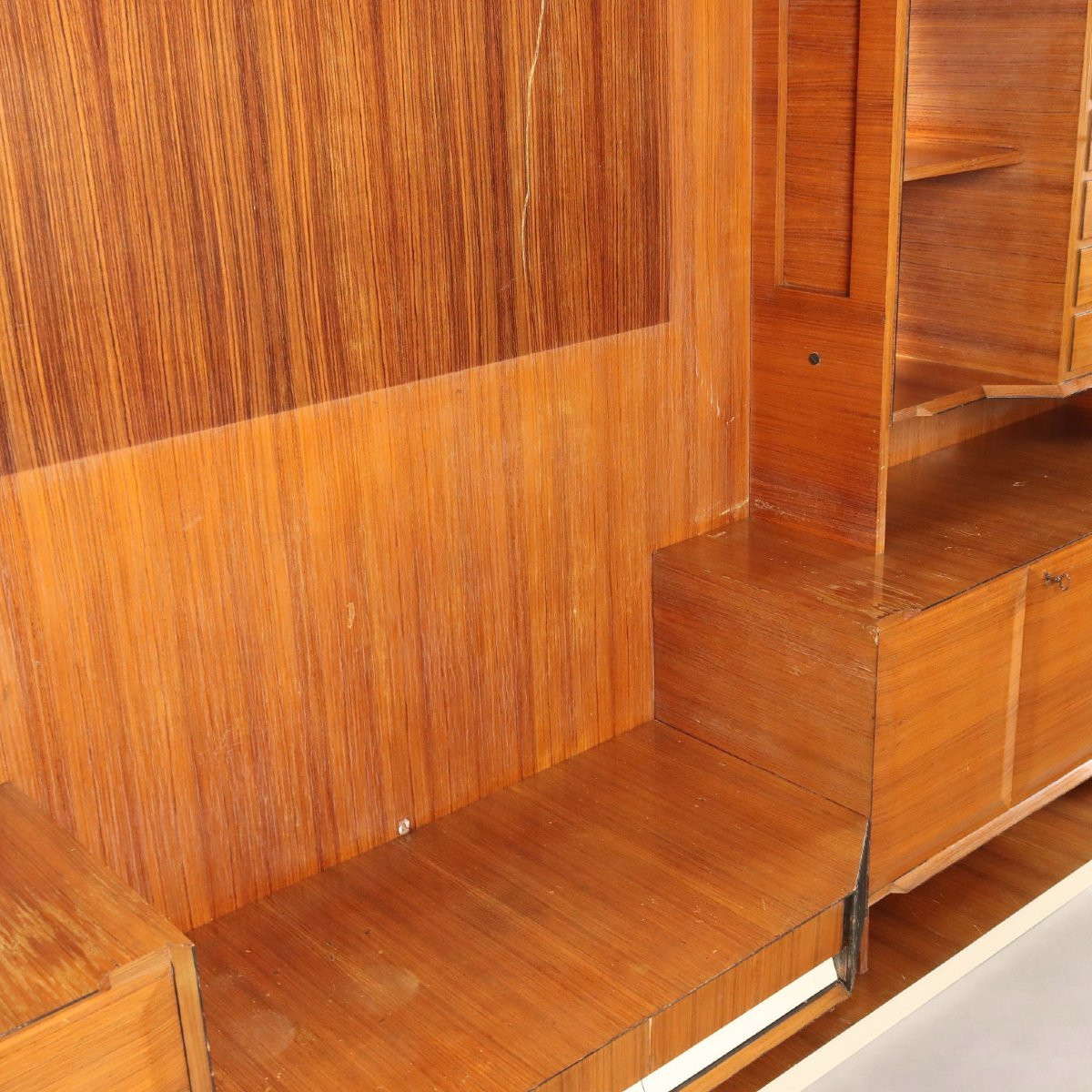 Vintage Wall Cabinet Design Laminate Drawers Italy 1960s Original-photo-8