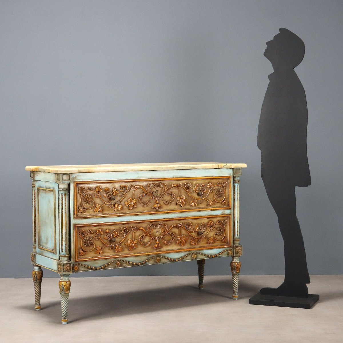 Commode de style néoclassique Italie XXe siècle-photo-2