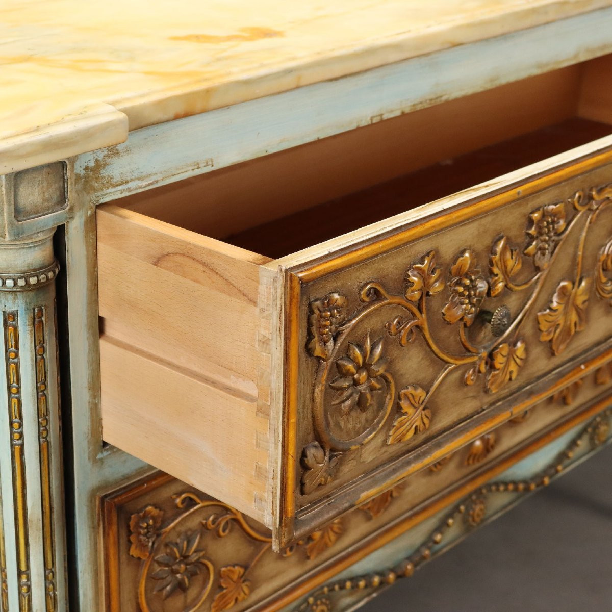 Commode de style néoclassique Italie XXe siècle-photo-4