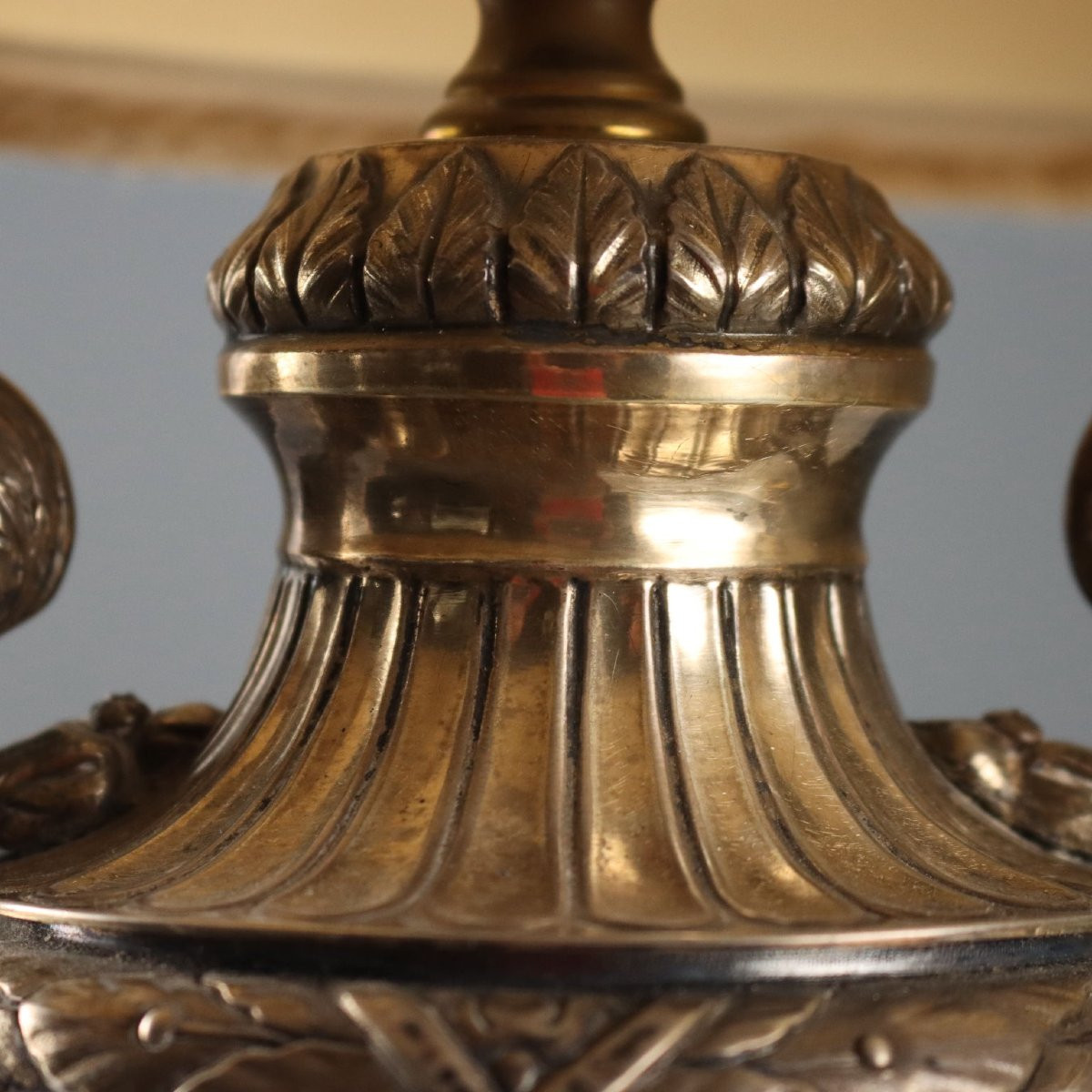 Antique Lamps Silver Bronze Decorations Europe Early XX Century-photo-4