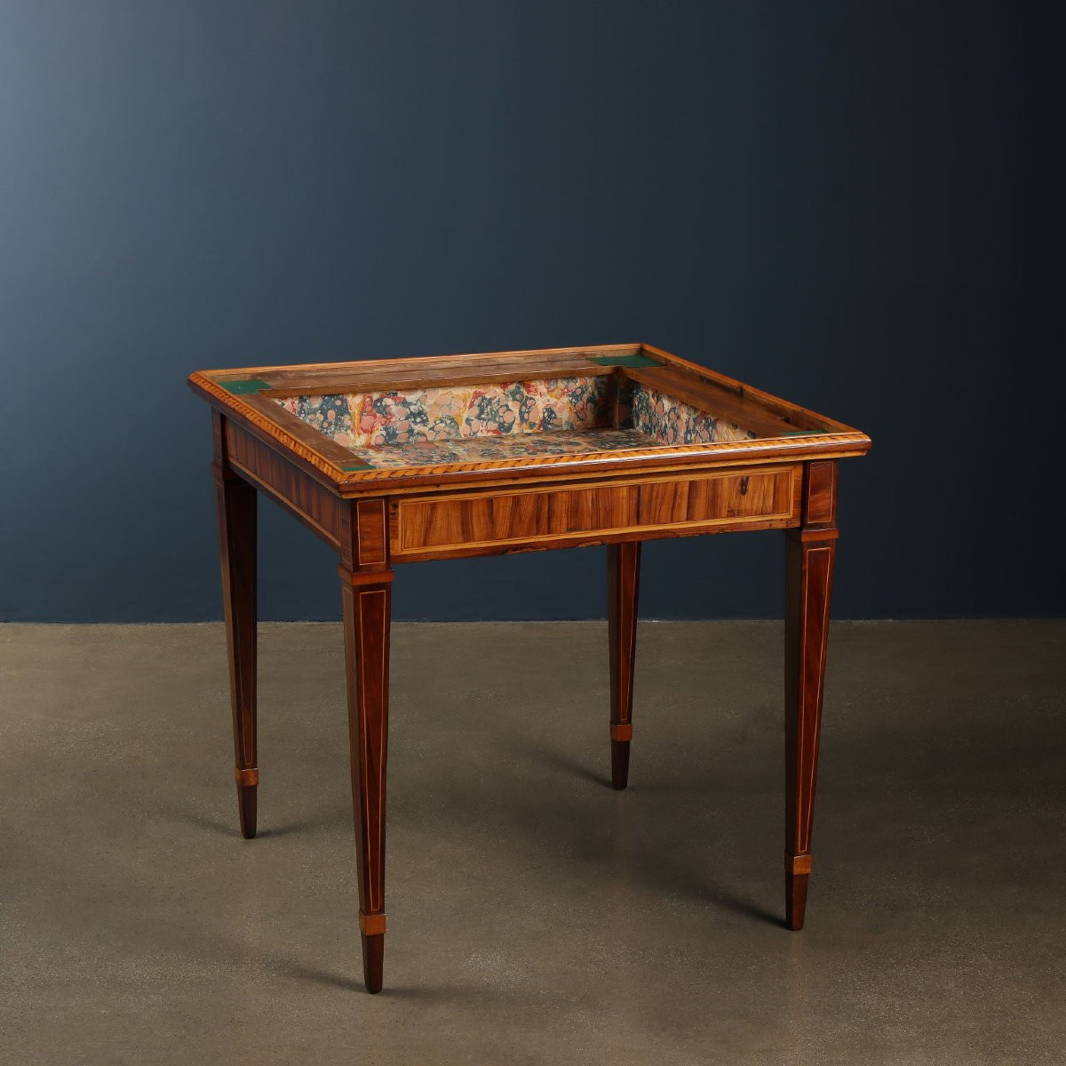 Table à jeu Giuseppe Maggiolini  XIX siècle-photo-3