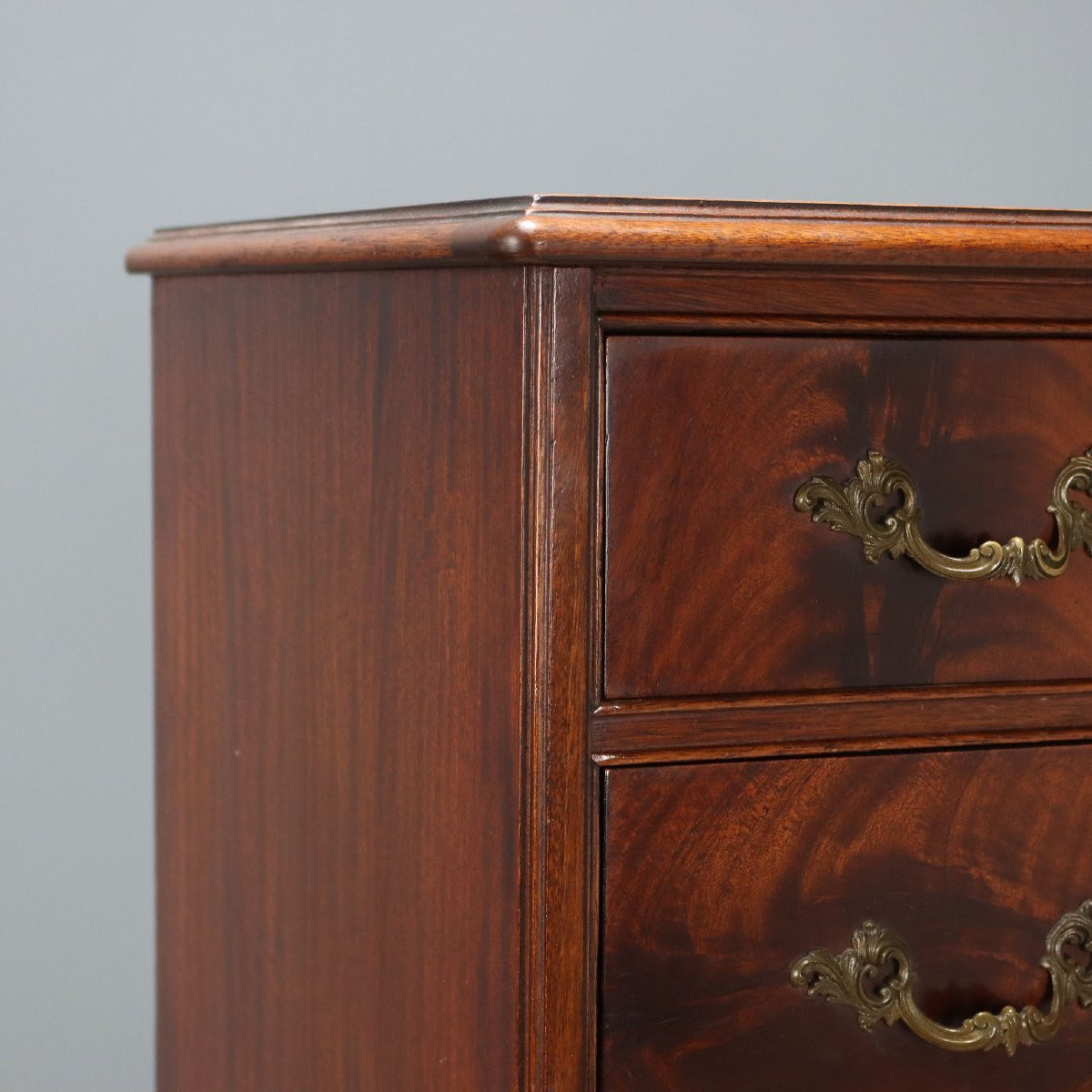 Antique Chest Of Drawers Mahogany 6 Drawers XIX Century-photo-1