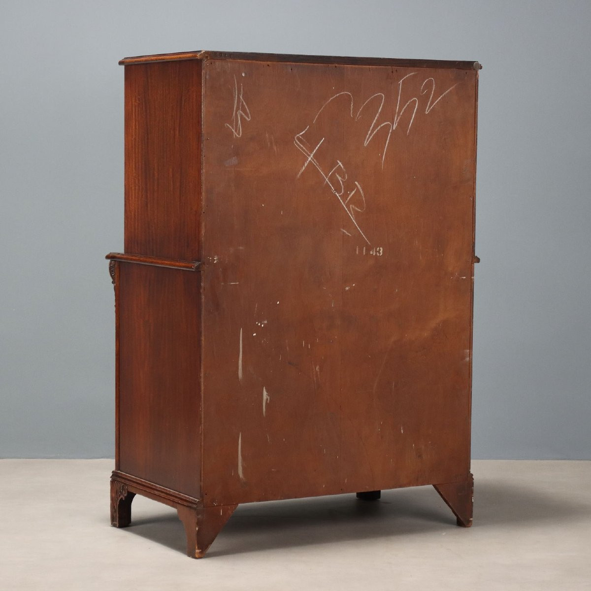 Antique Chest Of Drawers Mahogany 6 Drawers XIX Century-photo-6