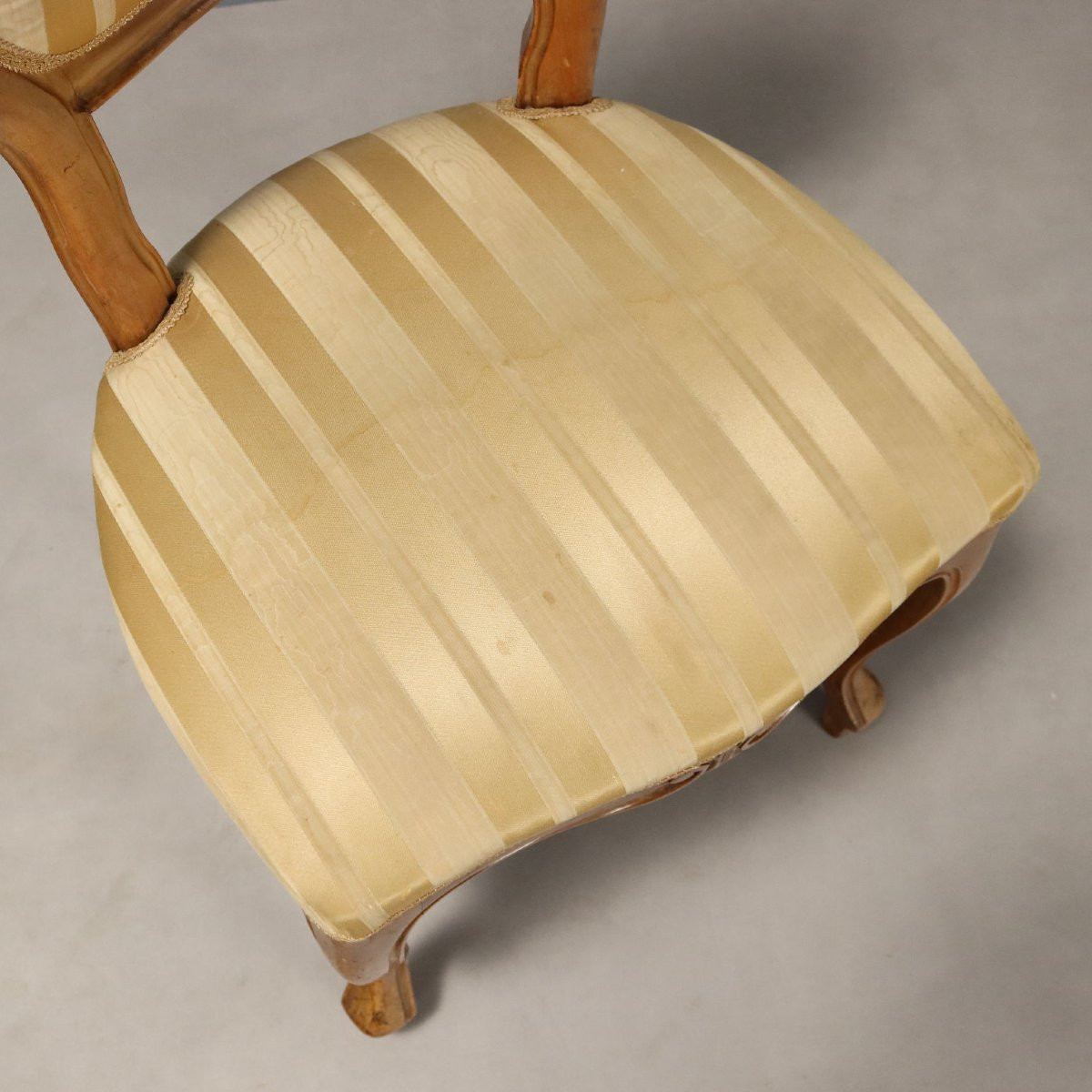 Group Of 4 Louis Philippe Chairs Italy, Late XIX Century-photo-3