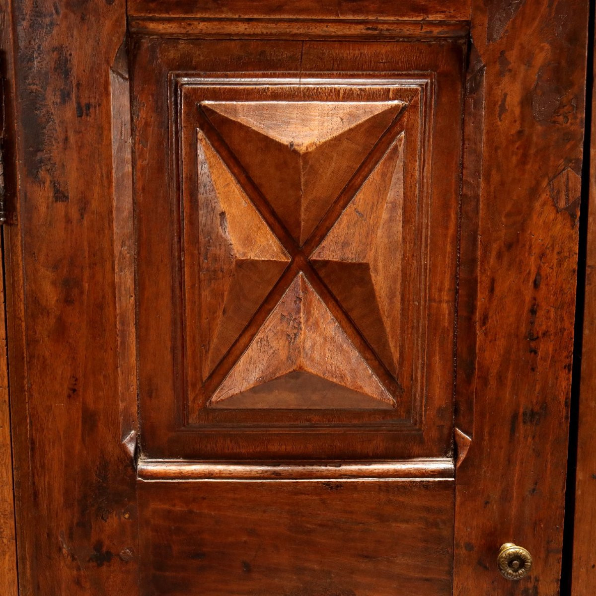 Antique Corner Cupboards Baroque Style Walnut Italy XX Century-photo-2
