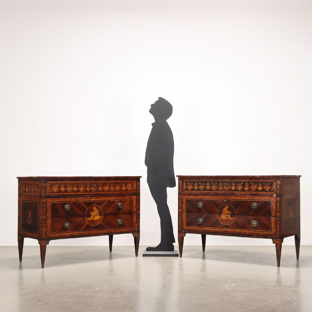 Antique Chests Of Drawers Various Wood Essences XVIII Century-photo-2