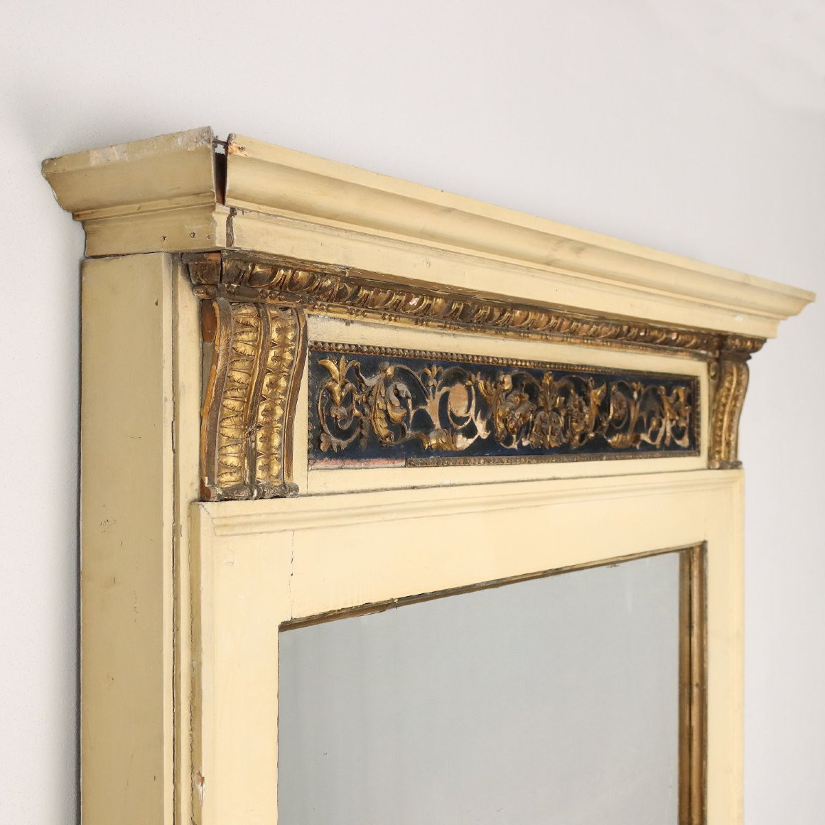 Neoclassical Style Fireplace Wood Italy XIX Century-photo-4