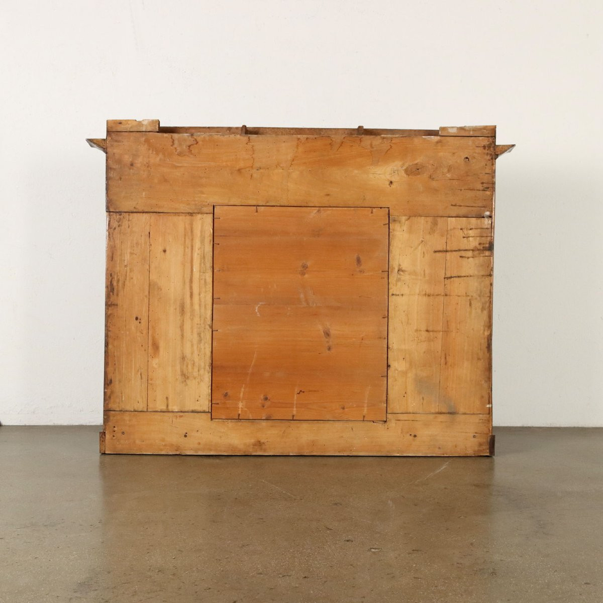 Antique Fireplace Charles X Paolo Moschini '800 Ebony Elm  Lombardy, XIX Century-photo-2