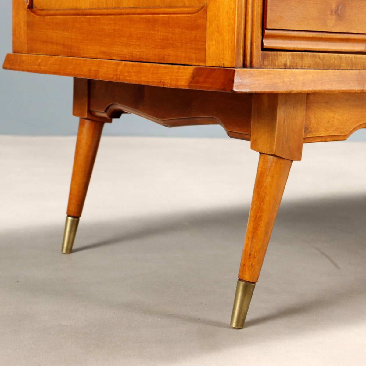 Commode Vintage Plaquée en Acajou 6 Tiroirs Design Années 1960-photo-2