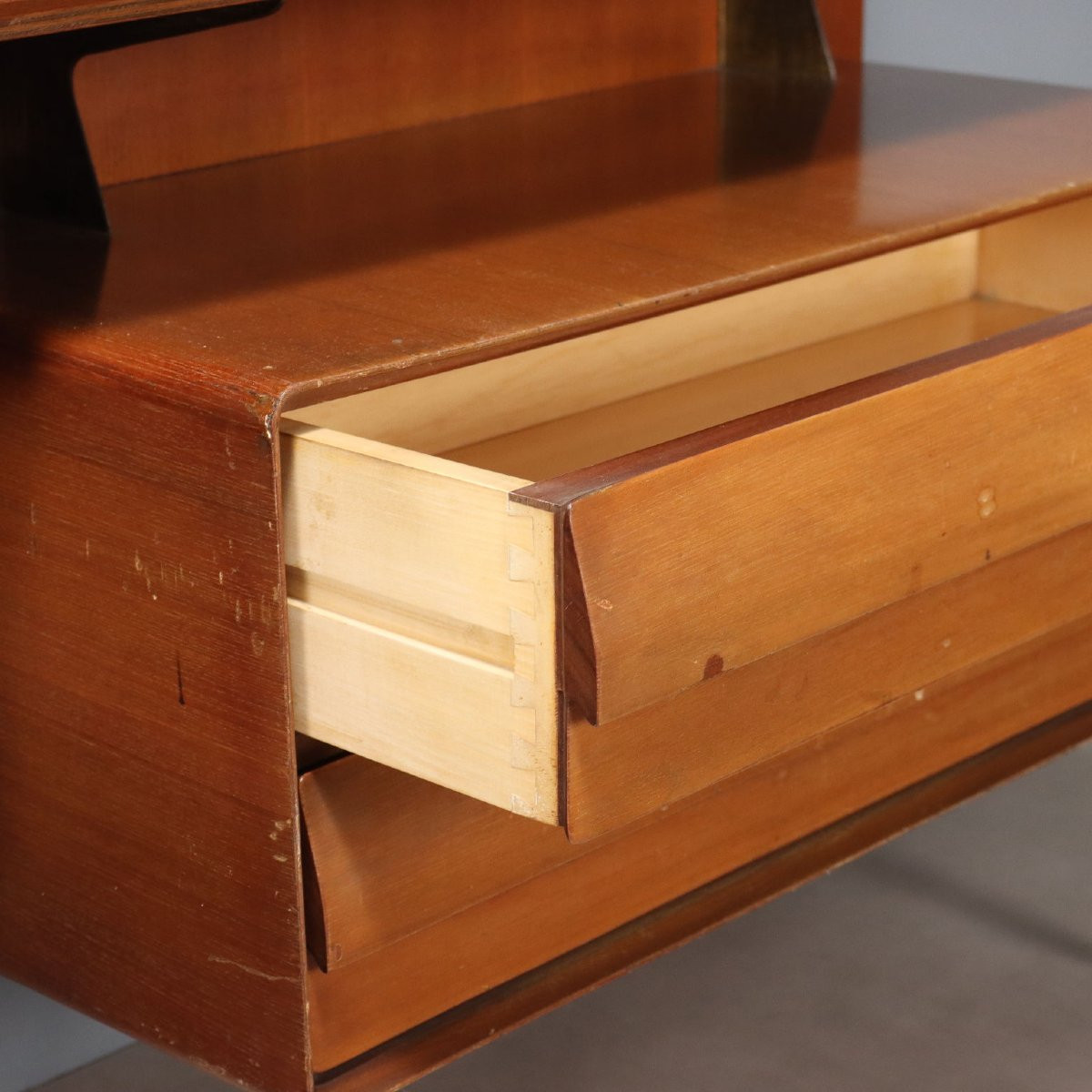 Vintage Vanity Table With Mirror And Stool Design Italy 1960s-photo-3