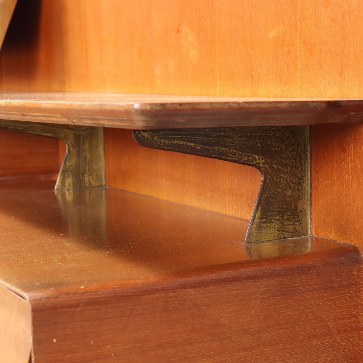 Vintage Vanity Table With Mirror And Stool Design Italy 1960s-photo-4