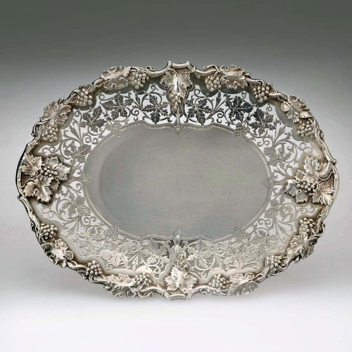 Plateau en argent Walker & Hall Sheffield Angleterre 1936