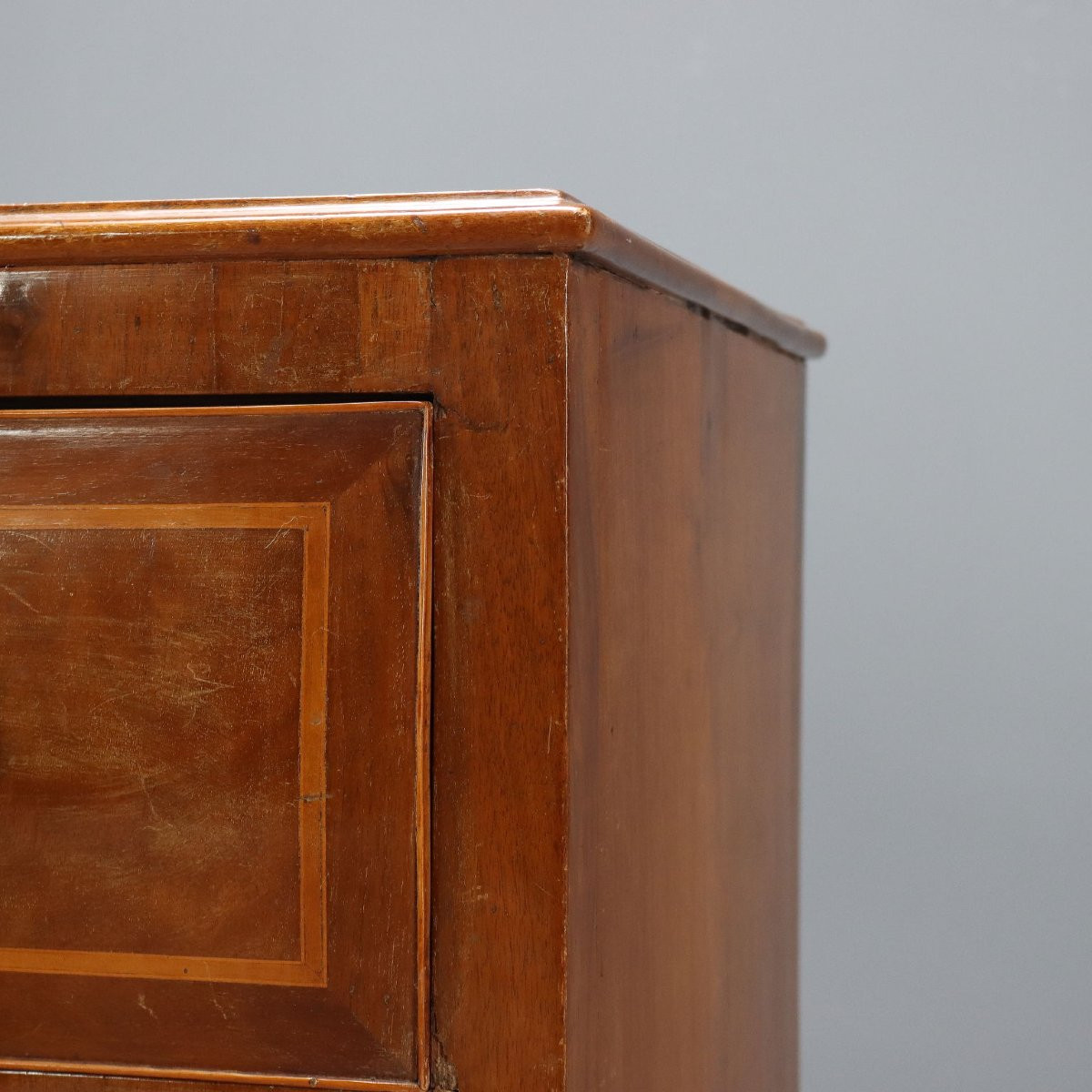 Antique Chest Of Drawers Neoclassical Mahogany Italy XVIII Century-photo-3