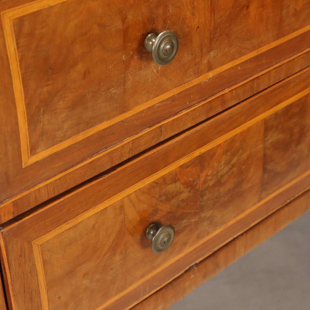 Antique Chest Of Drawers Neoclassical Mahogany Italy XVIII Century-photo-1