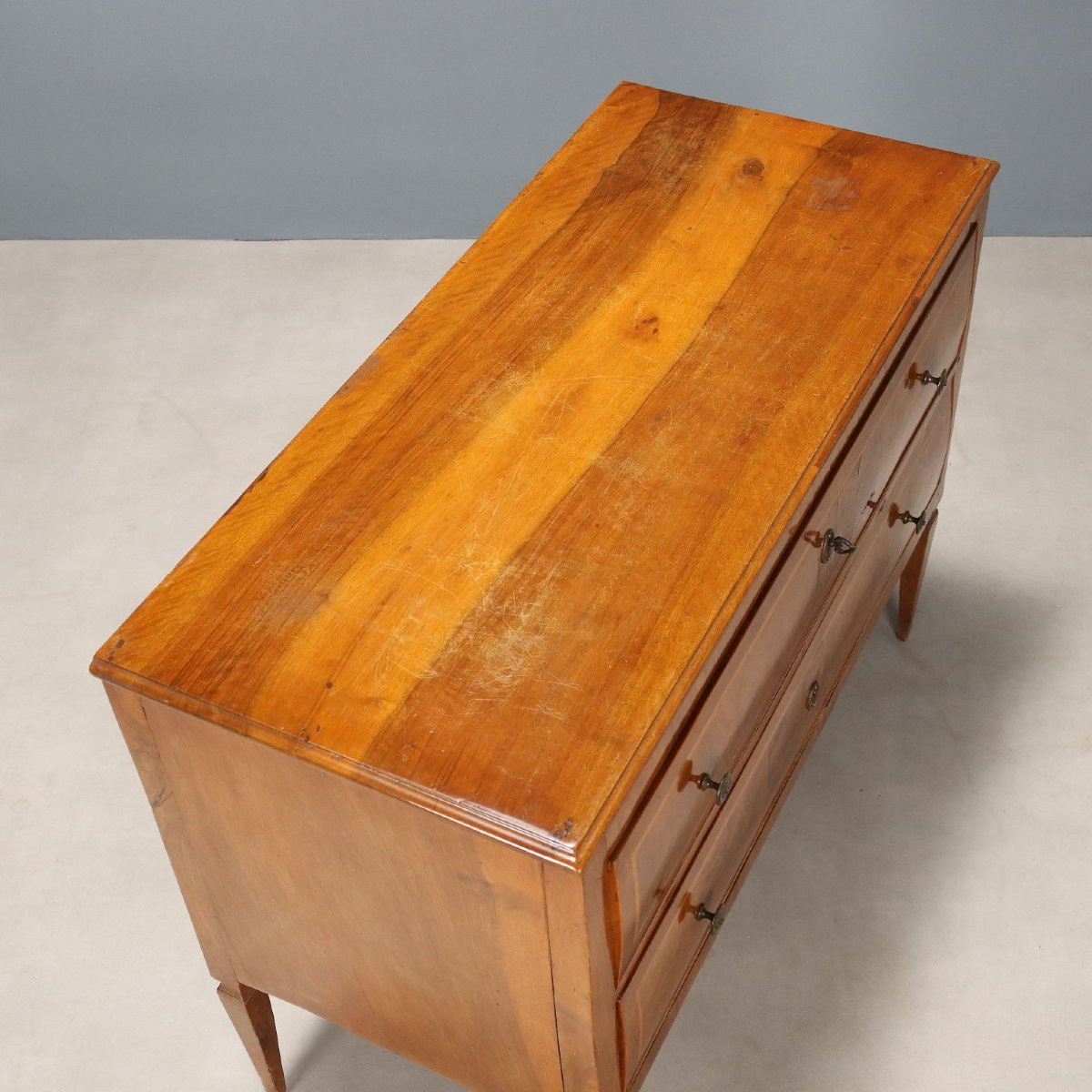 Antique Chest Of Drawers Neoclassical Mahogany Italy XVIII Century-photo-4