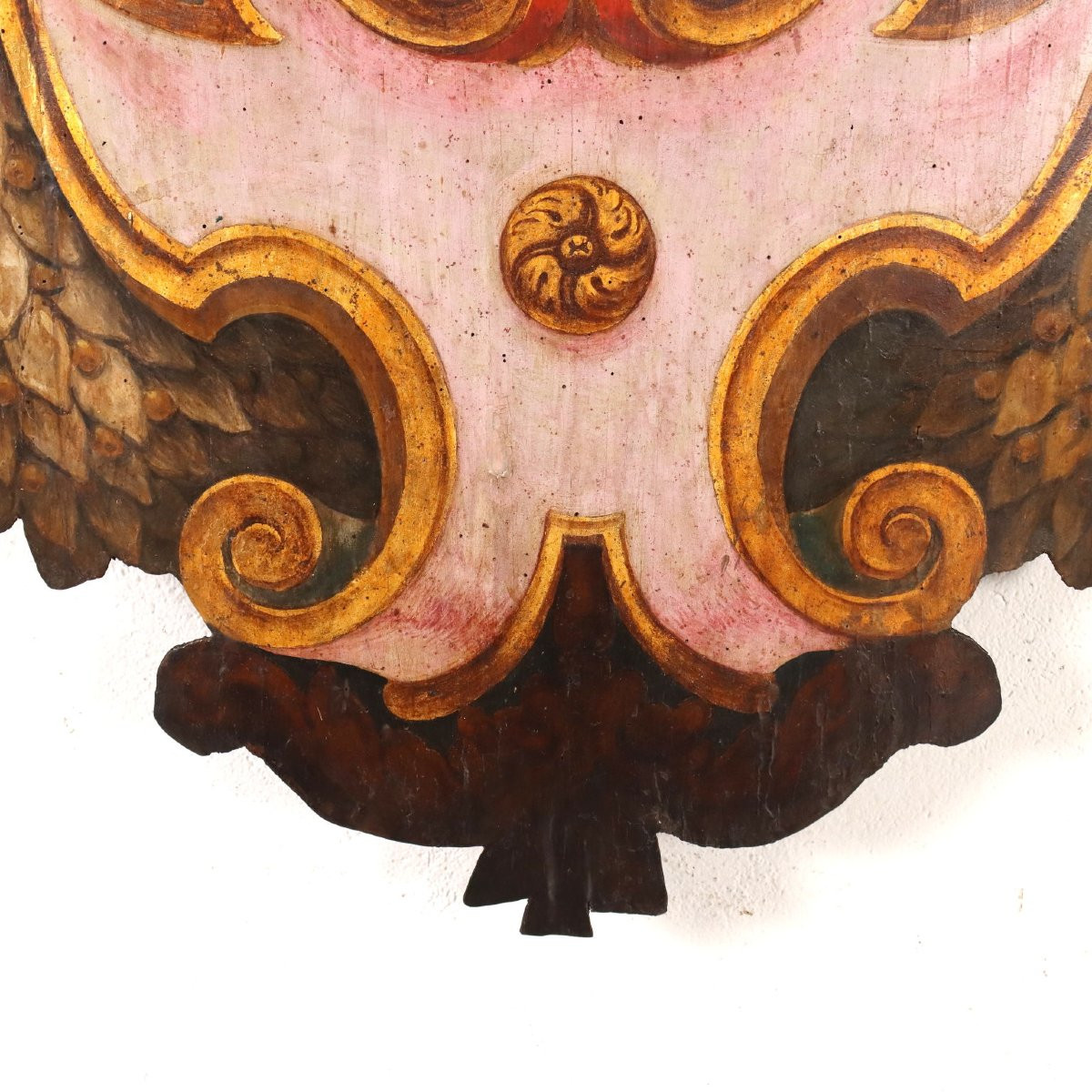 Antique Baroque Coat Of Arms Pasqui Poplar Florence XVIII Century-photo-4