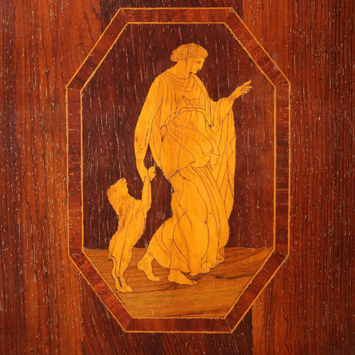 Neoclassical Walnut Chest Of Drawers Italy Late 18th Century-photo-6