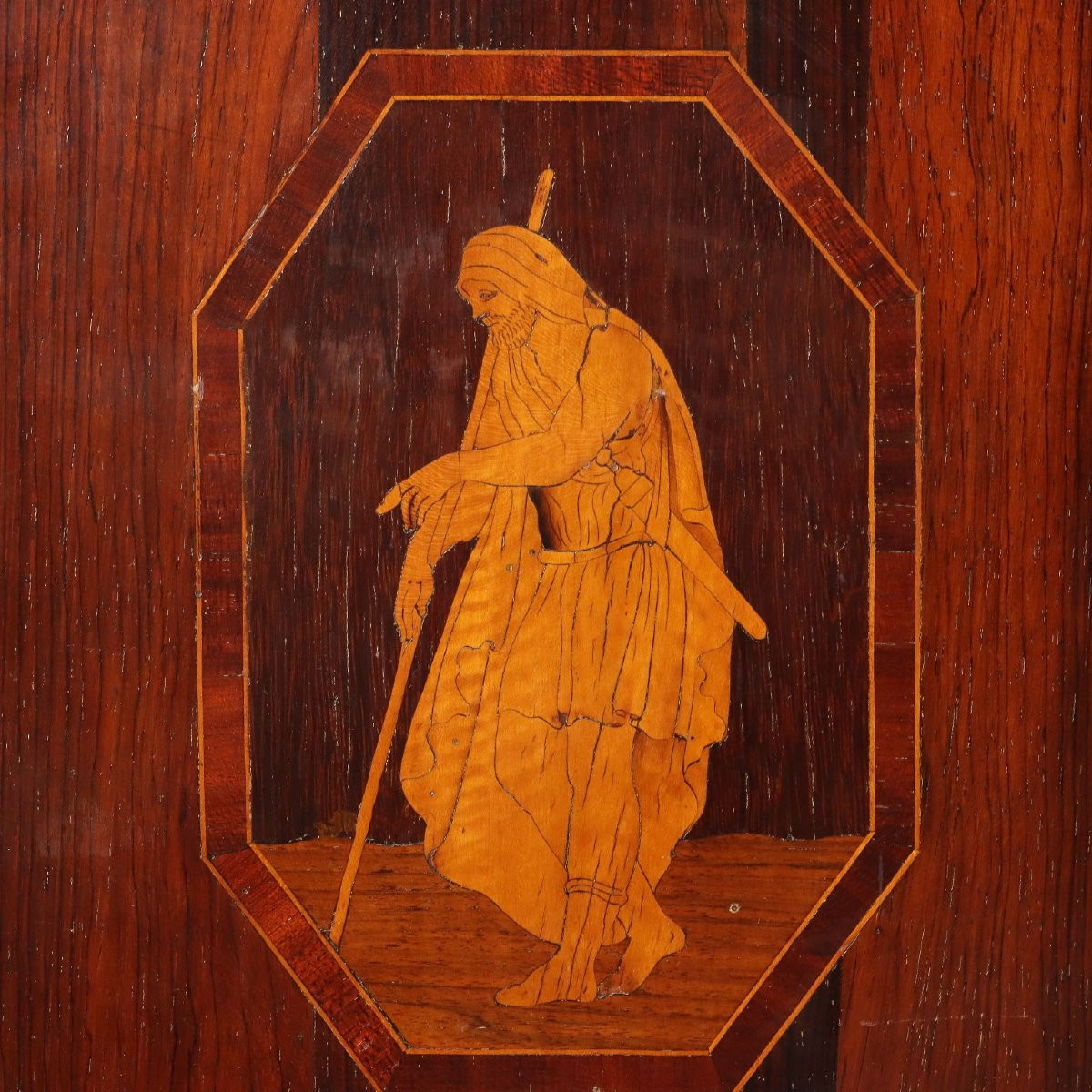 Neoclassical Walnut Chest Of Drawers Italy Late 18th Century-photo-7