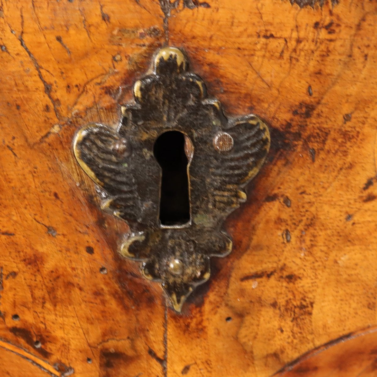 Antique Chest Of Drawers Baroque Walnut Bronze XVIII Century-photo-2