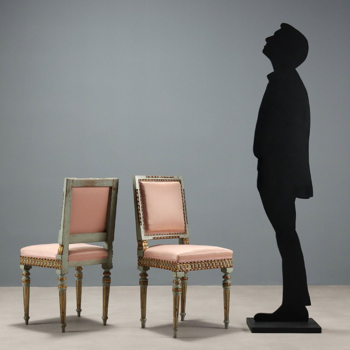 Group Of 4 Chairs  Lombardy Third Quarter 18th Century-photo-2