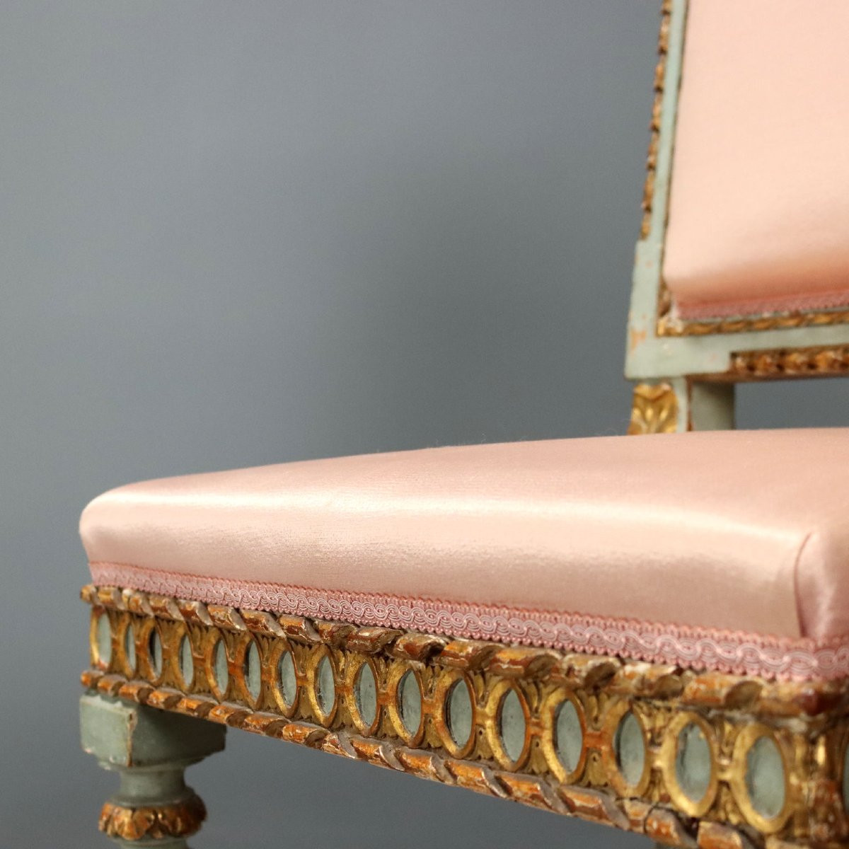 Group Of 4 Chairs  Lombardy Third Quarter 18th Century-photo-1