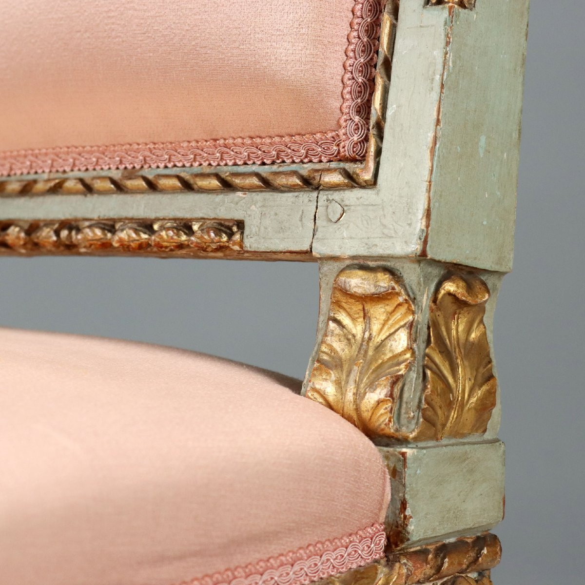 Group Of 4 Chairs  Lombardy Third Quarter 18th Century-photo-4