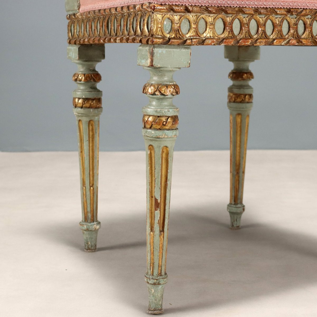 Group Of 4 Chairs  Lombardy Third Quarter 18th Century-photo-5