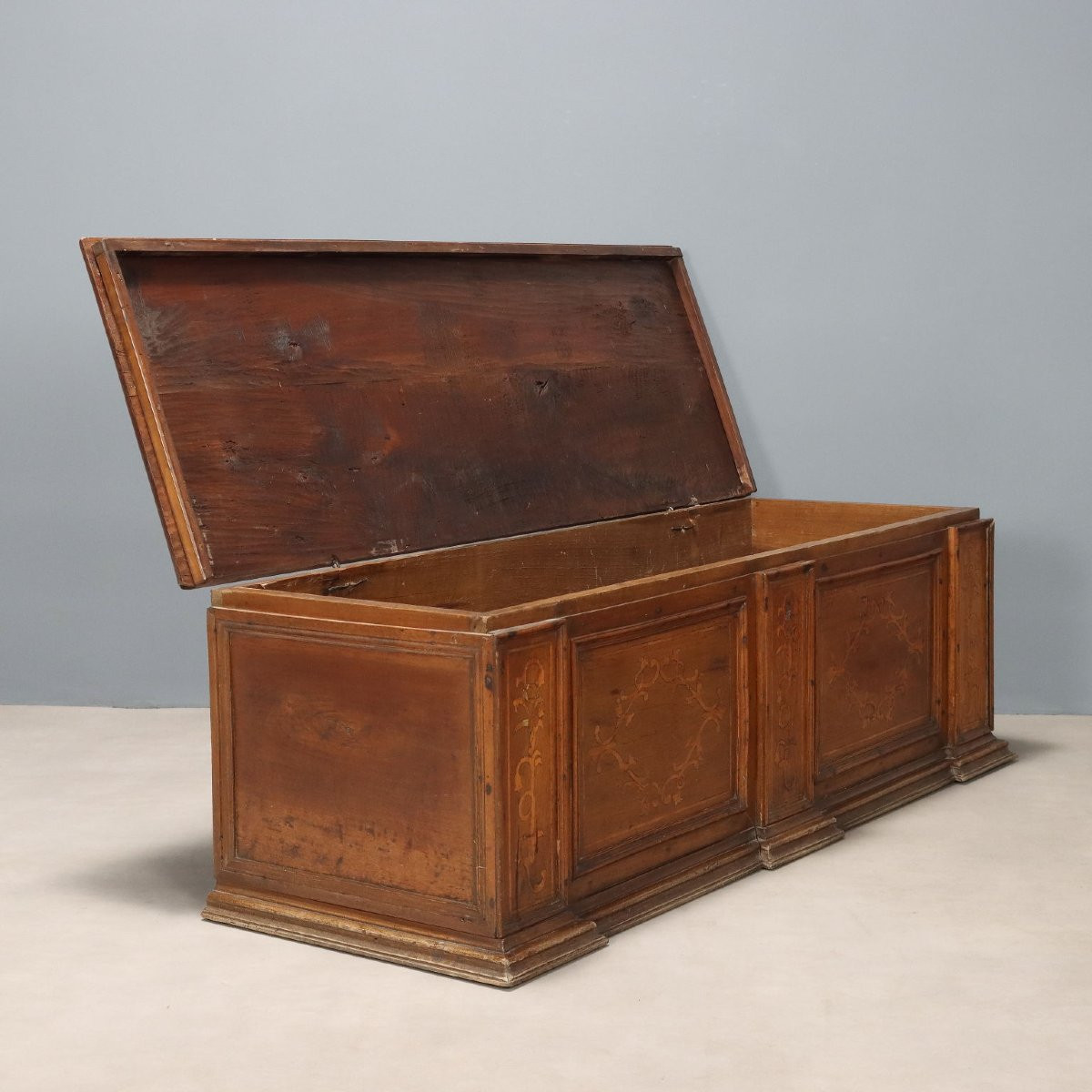 Coffre en noyer Italie, fin du XVIIIe siècle-photo-3