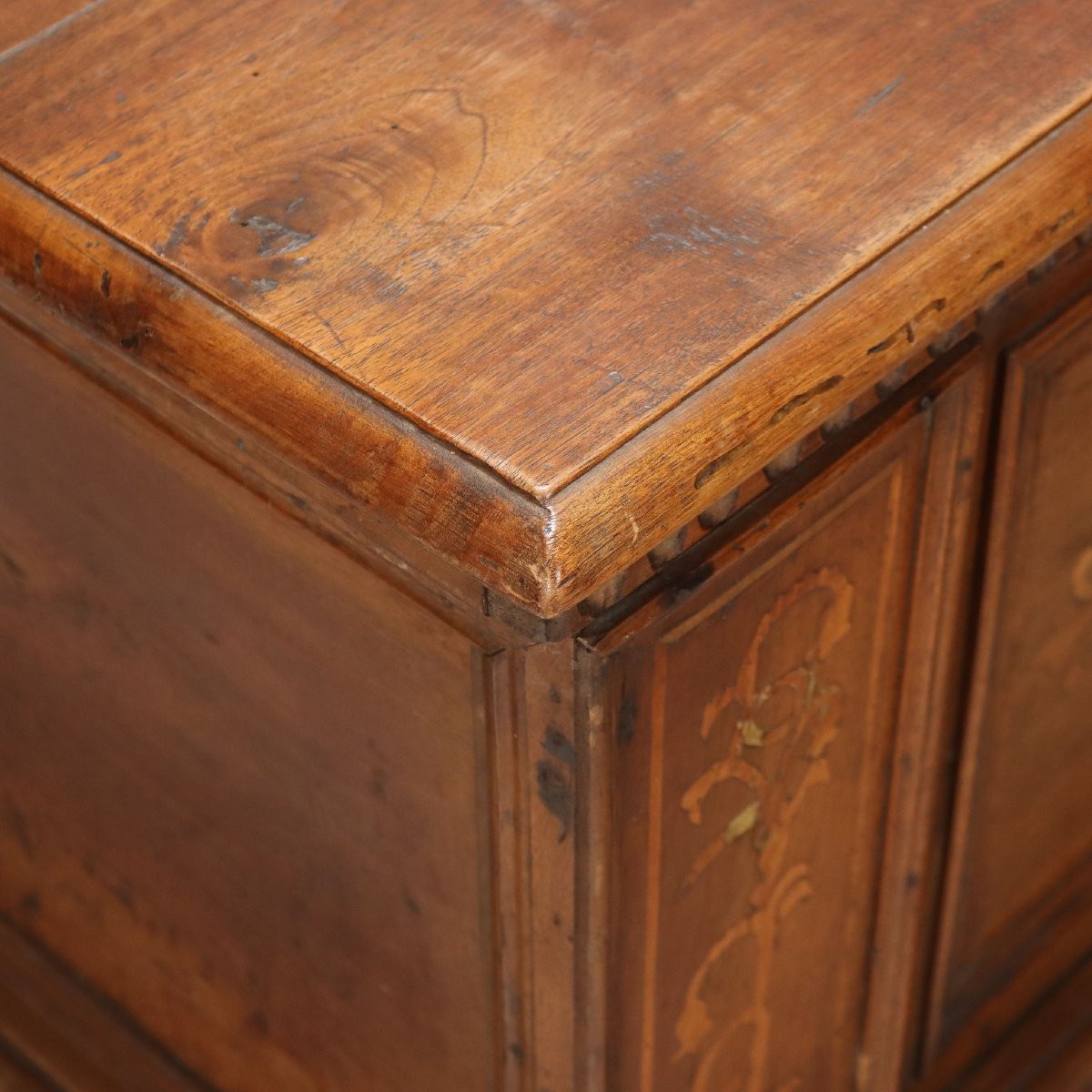 Coffre en noyer Italie, fin du XVIIIe siècle-photo-4