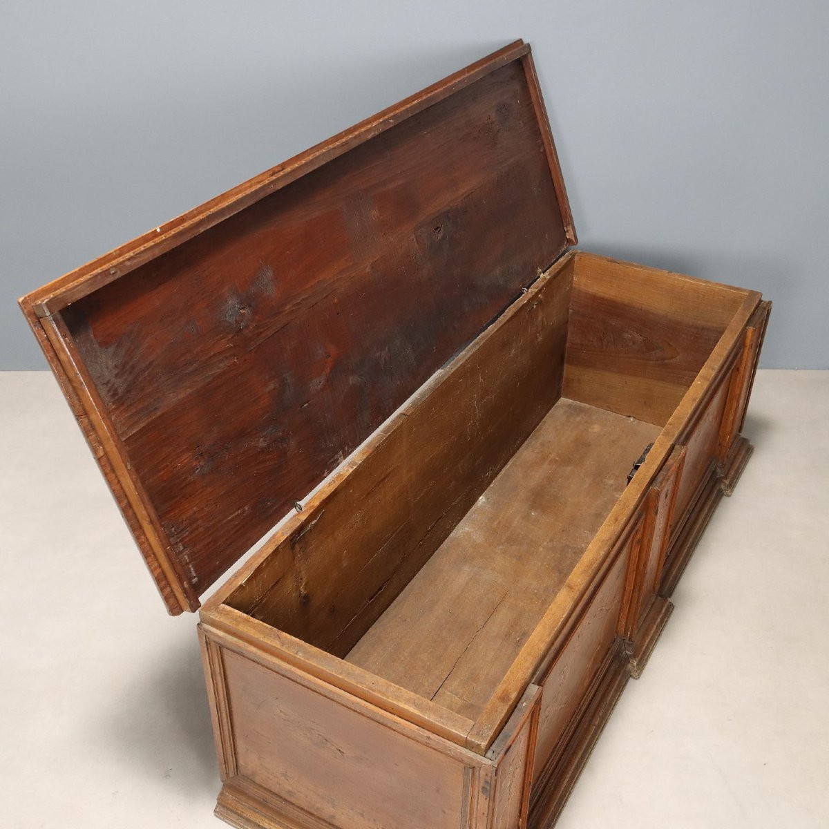 Coffre en noyer Italie, fin du XVIIIe siècle-photo-4