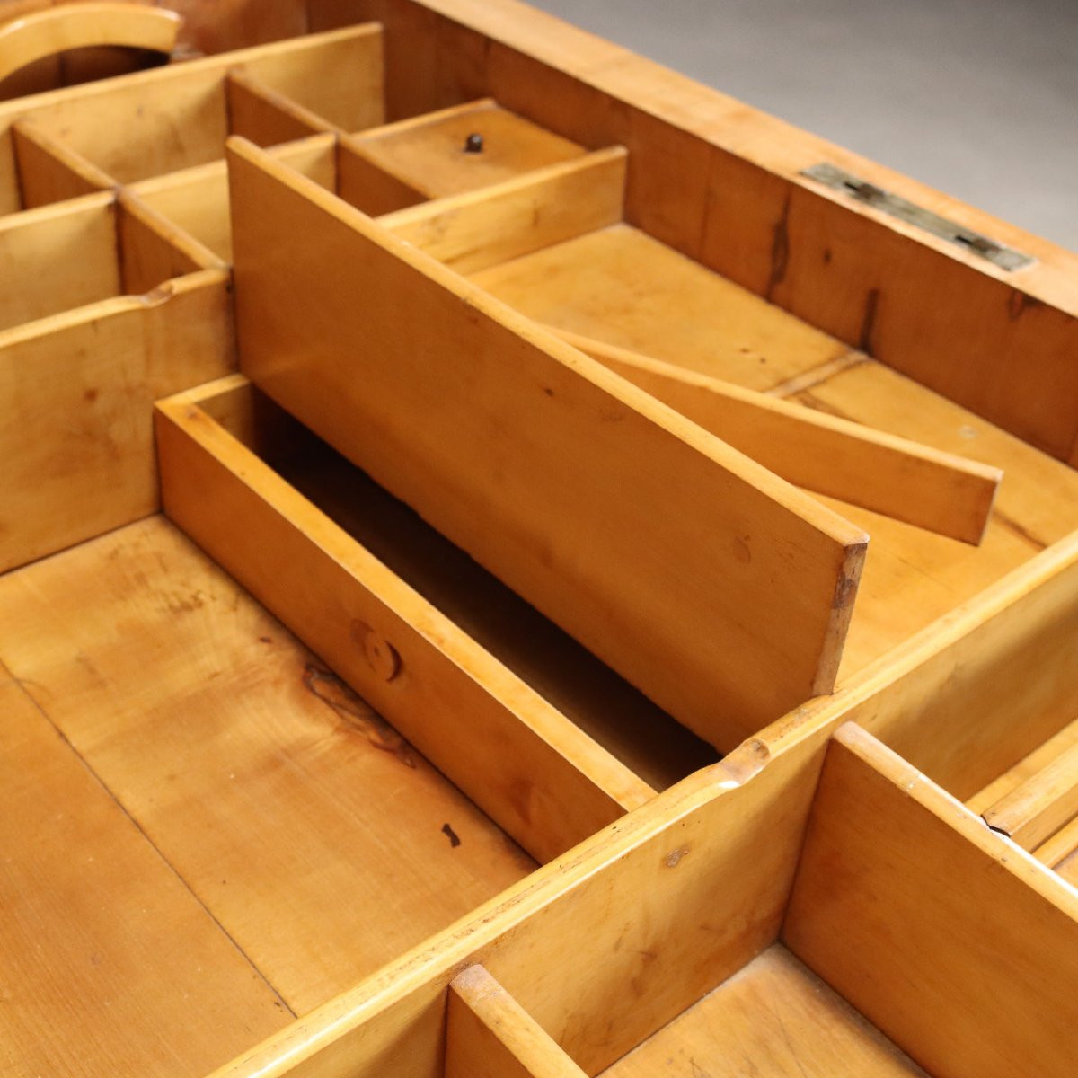 Grande table de travail Italie, milieu du XIXe siècle-photo-1