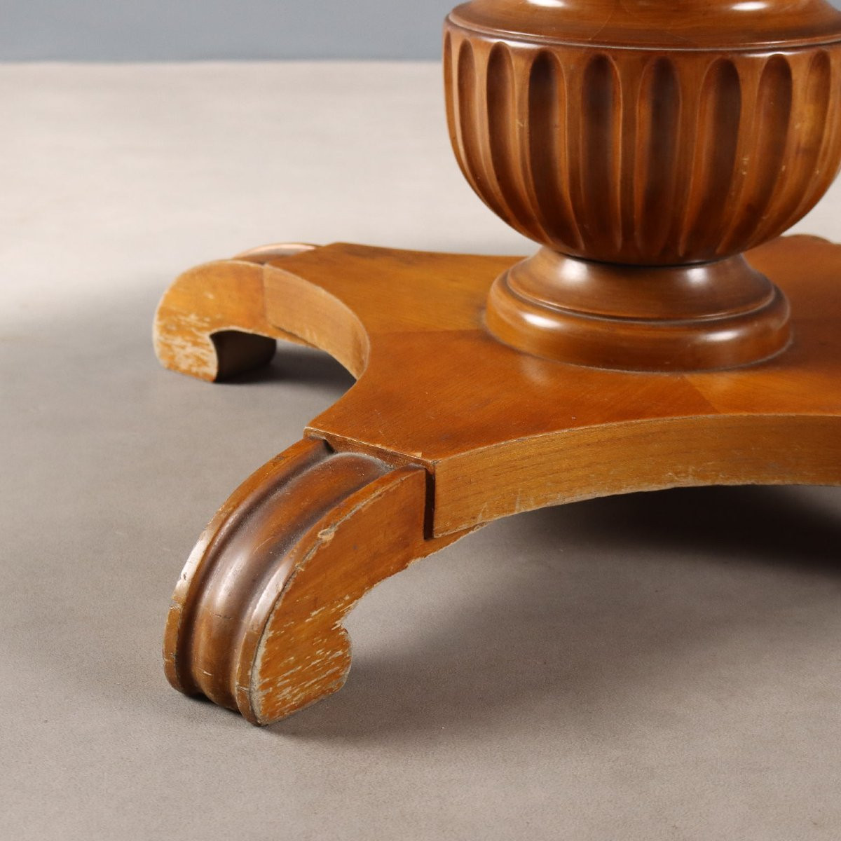 Table en acajou et frêne Autriche, fin du XIXe siècle-photo-6