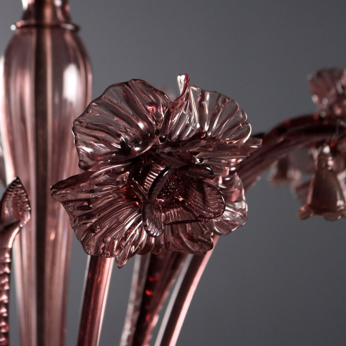 Lustre en verre soufflé vénitien Murano, fin du XIXe siècle-photo-1