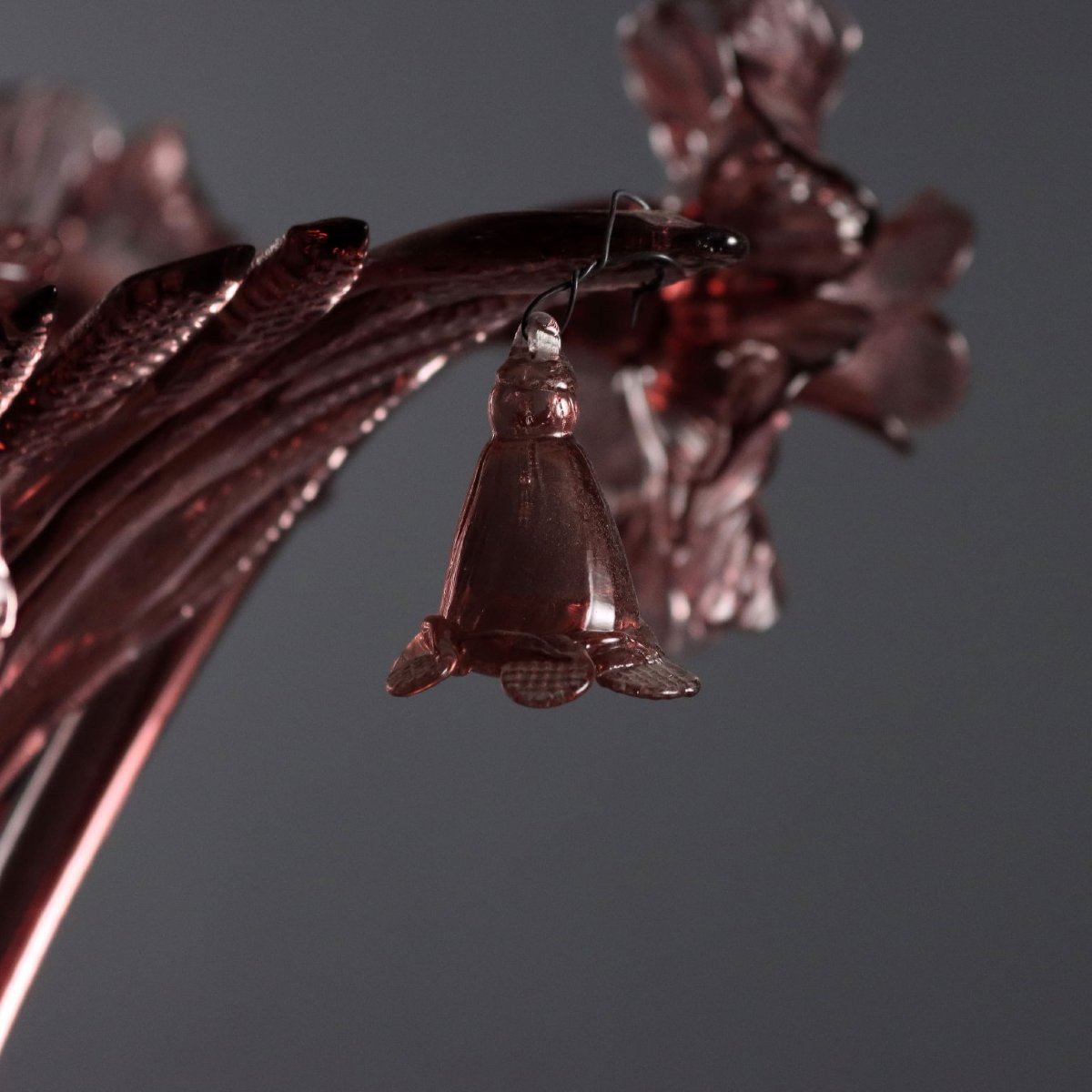 Lustre en verre soufflé vénitien Murano, fin du XIXe siècle-photo-2