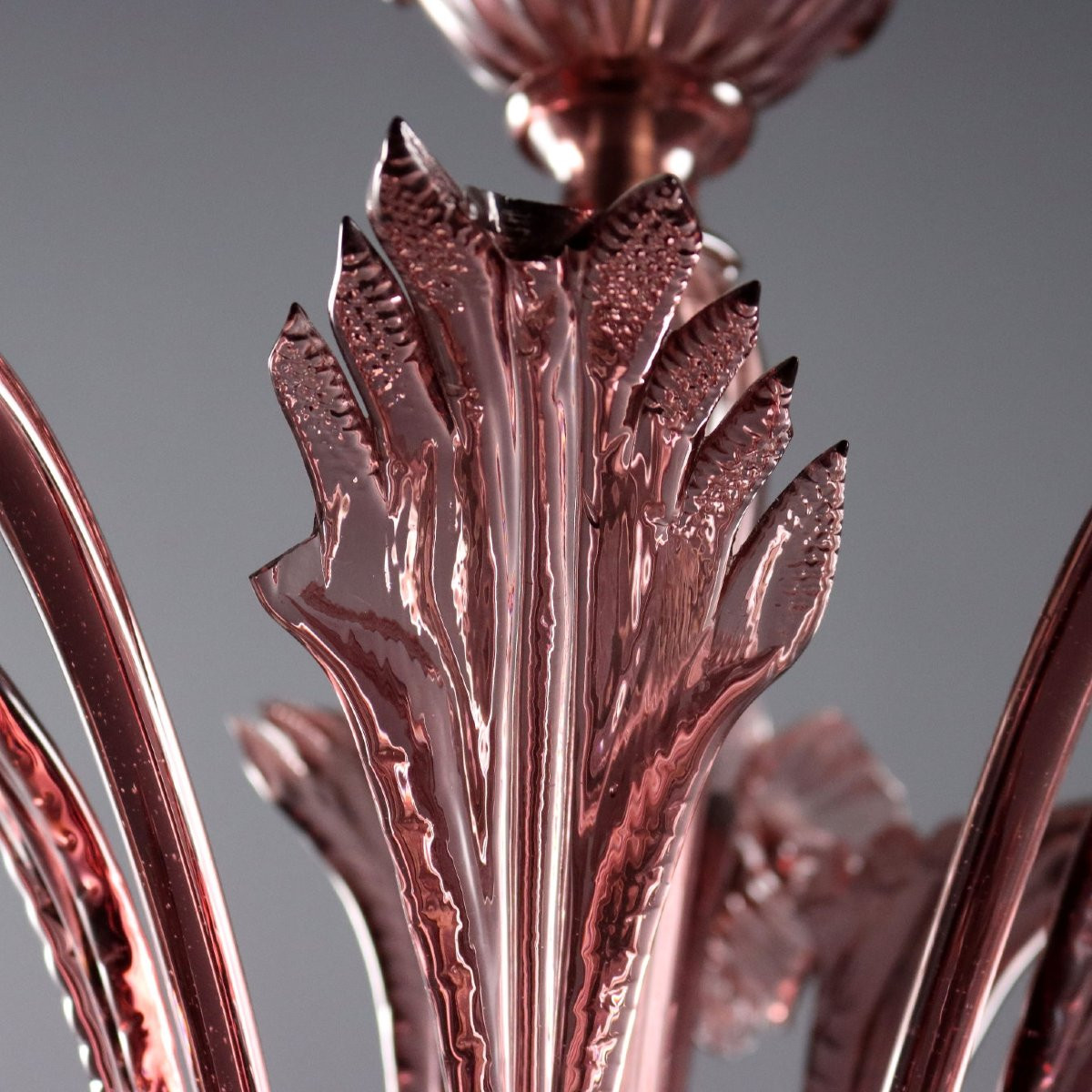 Lustre en verre soufflé vénitien Murano, fin du XIXe siècle-photo-3