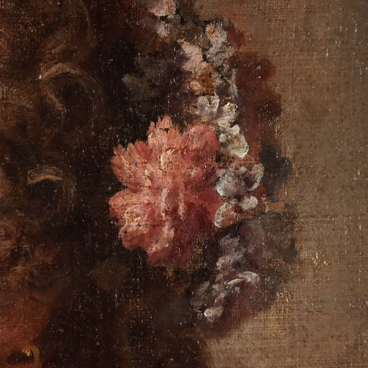 Portrait de femme dans le goût de Jakob Ferdinand Voet fin de 600, debut de 700-photo-2