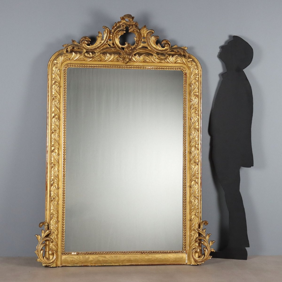 Miroir de style éclectique Italie, début du XIXe siècle-photo-2