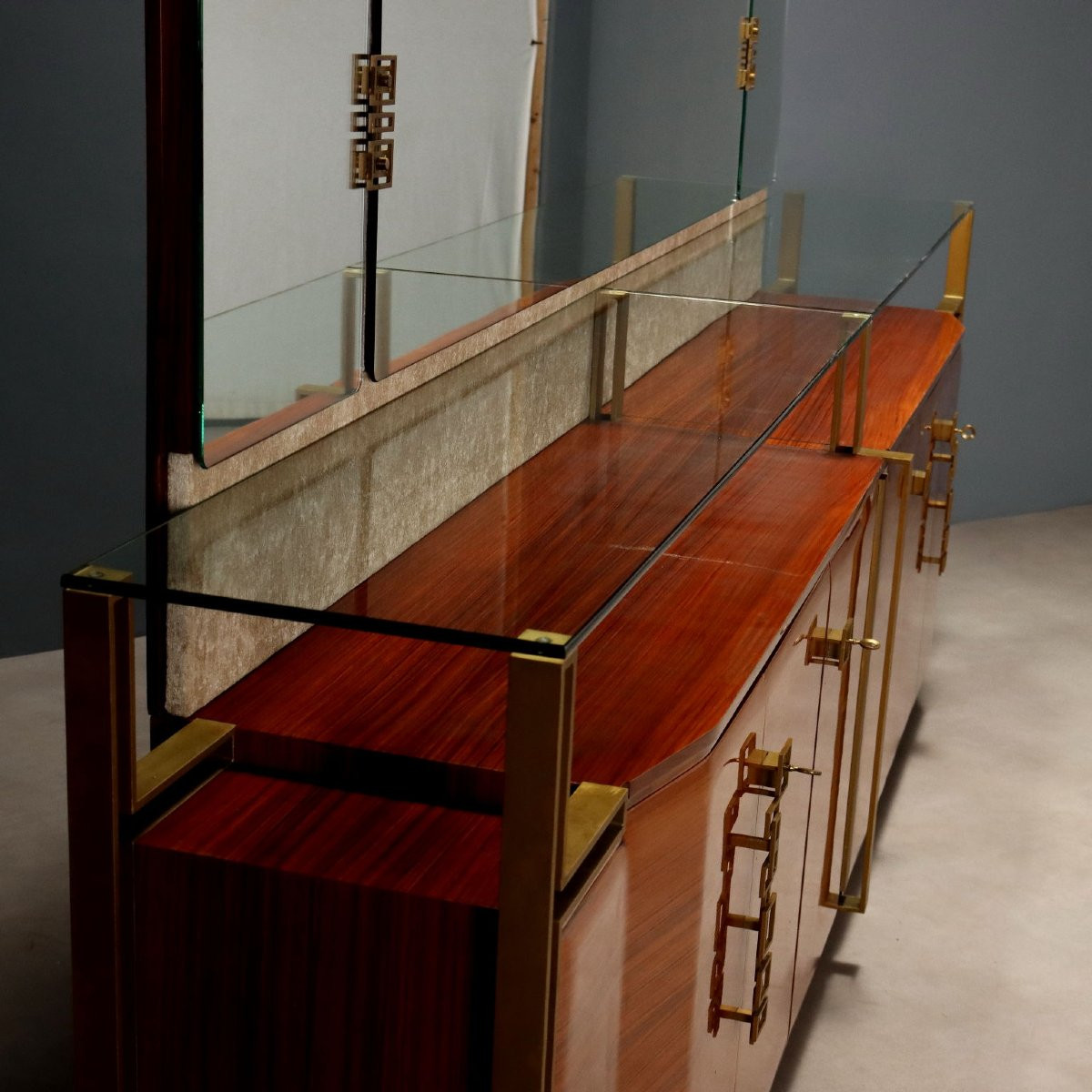 Buffet Vintage La Permanente Mobili Cantù Design Années 60-photo-6